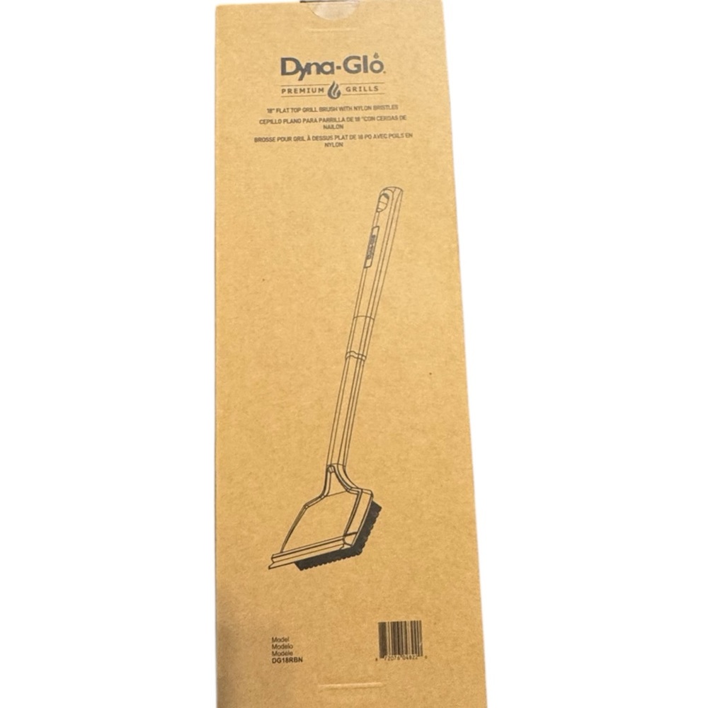 Dyna-Glo 18" Flat Top Grill Brush W/ Nylon Bristles‎ NEW